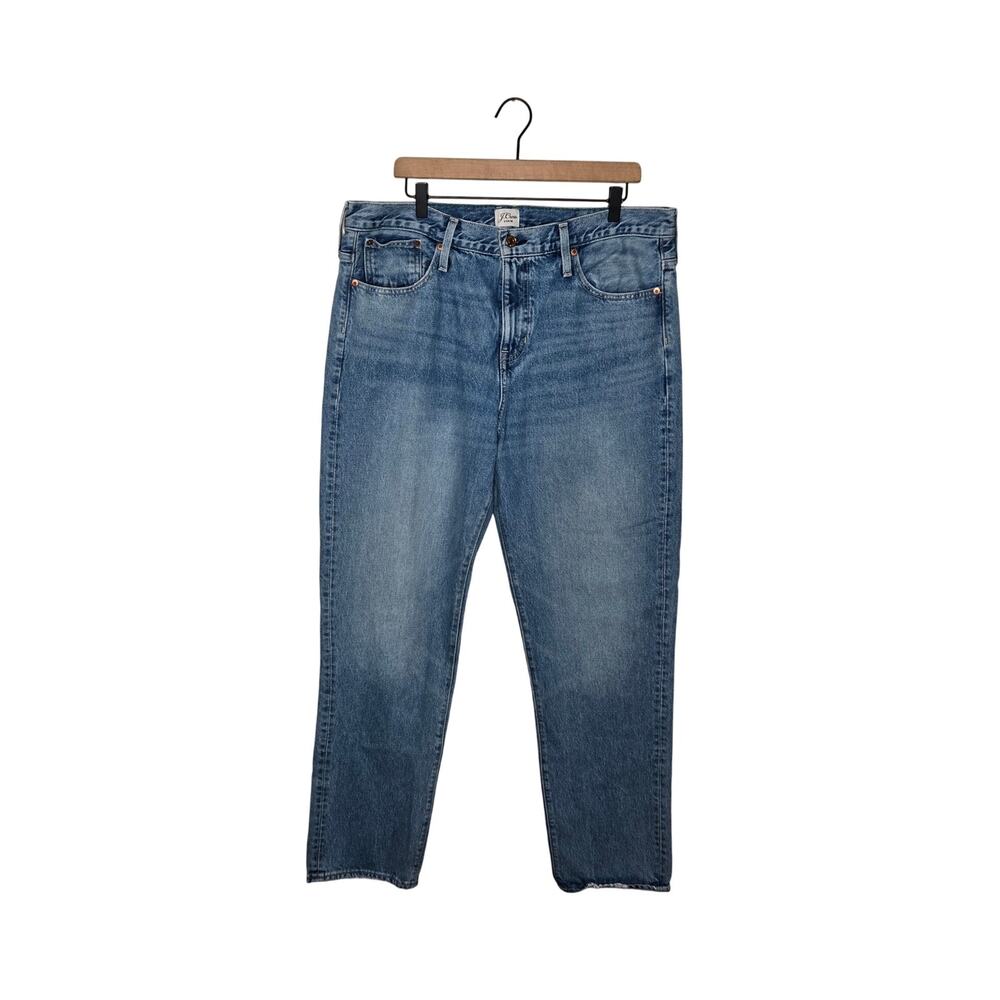 J. CREW DENIM Slouchy Boyfriend Jeans Vintage Acid Medium Blue Size 32T